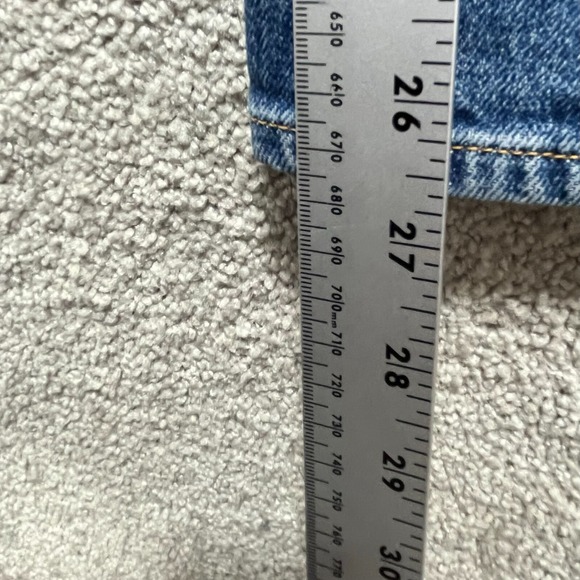 Hudson Jeans Women's 24 Blue Distressed Holly Straight Leg Mid Rise‎ 5-Pocket - Picture 15 of 16